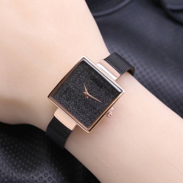 Jam tangan wanita/cewek GUESS tali pasir
