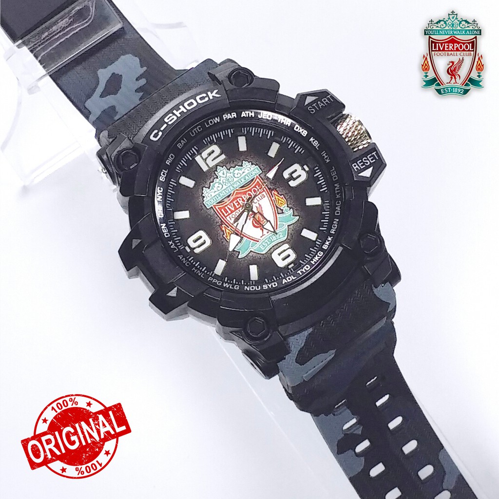 [SPECIAL EDITION] Jam Tangan Liverpool Army Hitam