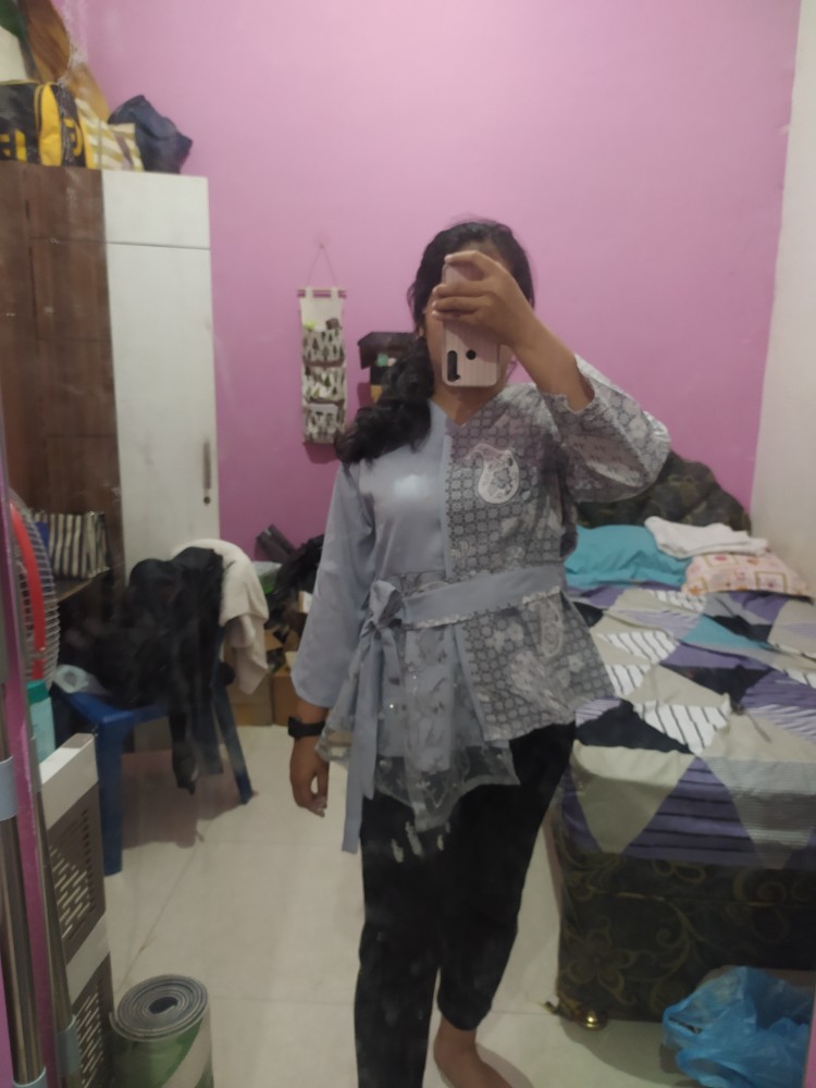 Atasan Batik Dolby Dolbi Dobby Doby Tenun Sutra Tulis Halus Katun Atbm Baron Murah