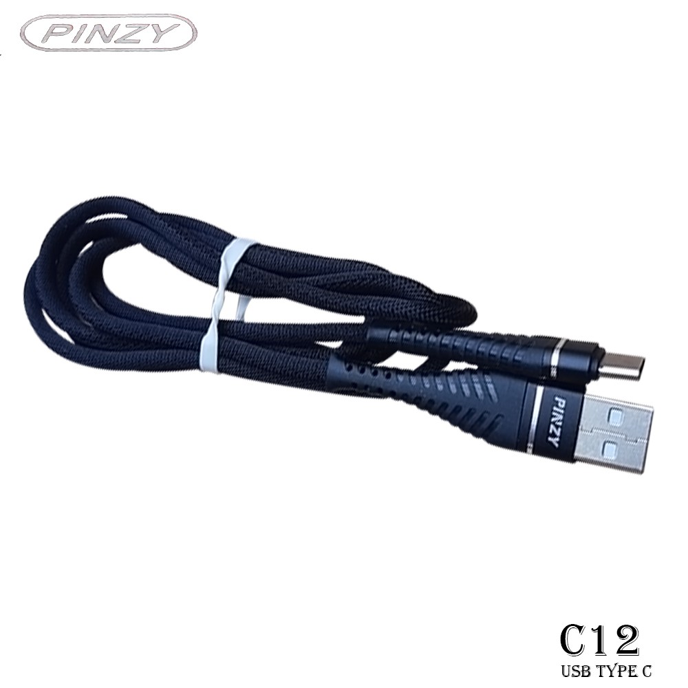 Kabel Data - Kabel Charger MERMAID PINZY C12 USB Type C Quick Charge