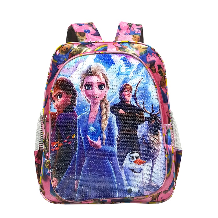 MOONDE TAS RANSEL SEQUIN / USAP 2 GAMBAR BERUBAH KARAKTER KARTUN FROZEN ELSA - LOL LUCU ANAK PEREMPUAN SEKOLAH TK/SD TERBARU !!!