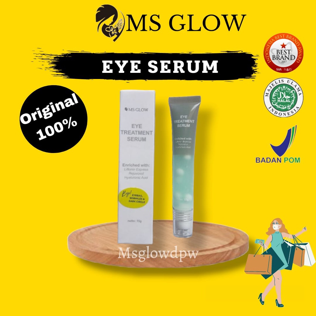 MS GLOW EYE TREATMENT SERUM / EYE CREAM MS GLOW