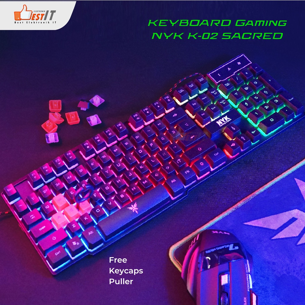 NYK Gaming keyboard NYK K02 / K-02 Full Size Keyboard Gaming Original