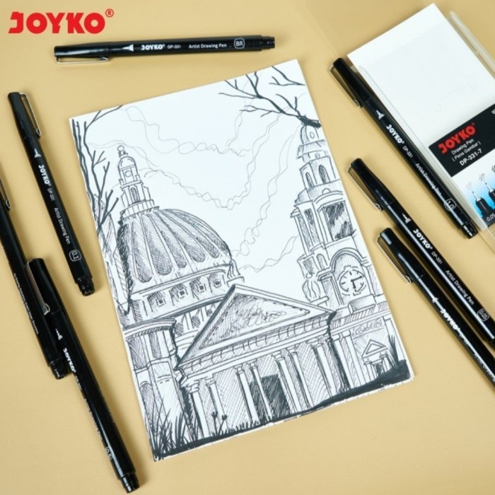 

Pendrawing- Drawing Pen Joyko Dp 331-7 -Drawing-Pen.