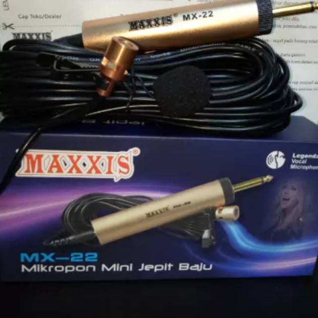 Mic jepit murah maxxis mx-22 cocok buat imam