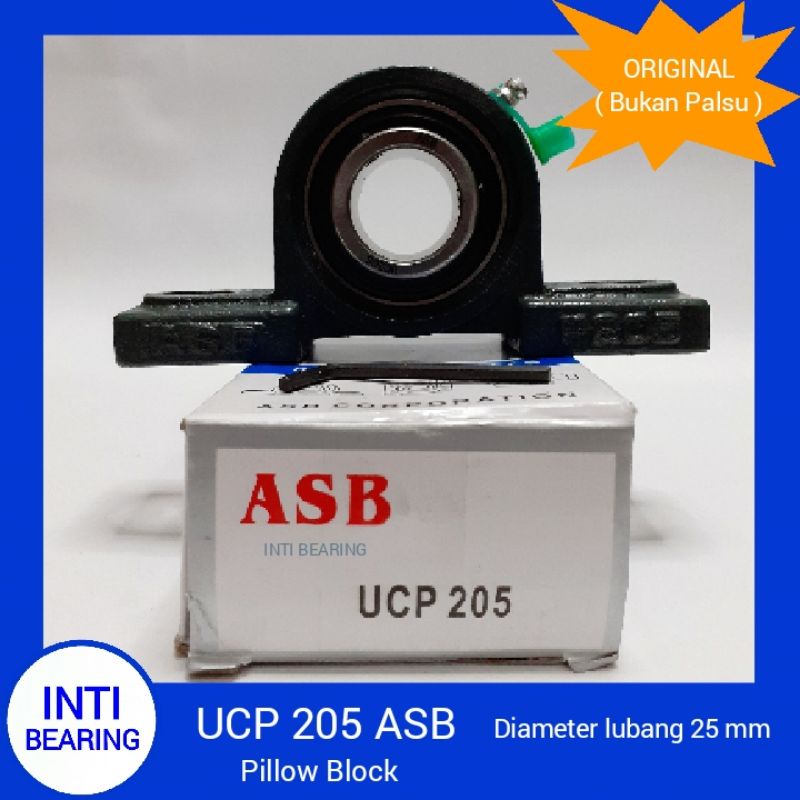 Jual Pillow Block Ucp Asb Asli Untuk As Mm Bearing Duduk Original Laher Bantalan Shopee