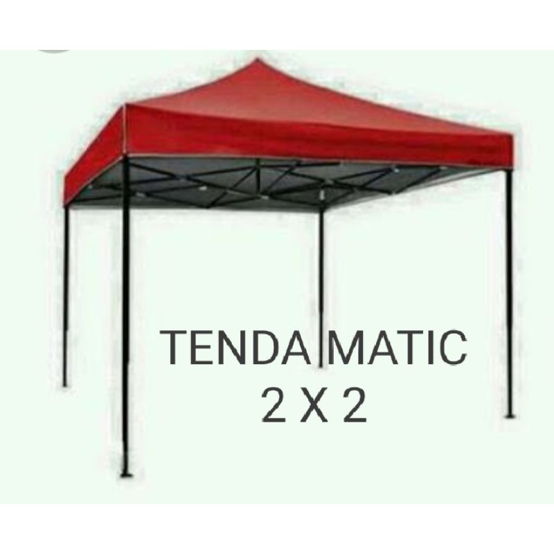 Tenda matic ukuran 2 m x 2m