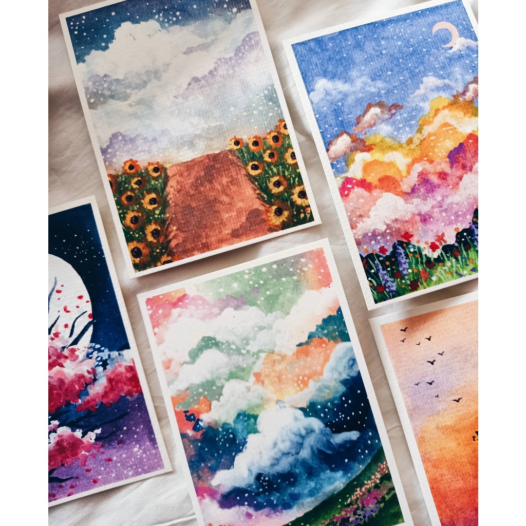 

IMAGINEARTWORK14 Scenery Edition Postcard / Kartu Pos Ilustrasi