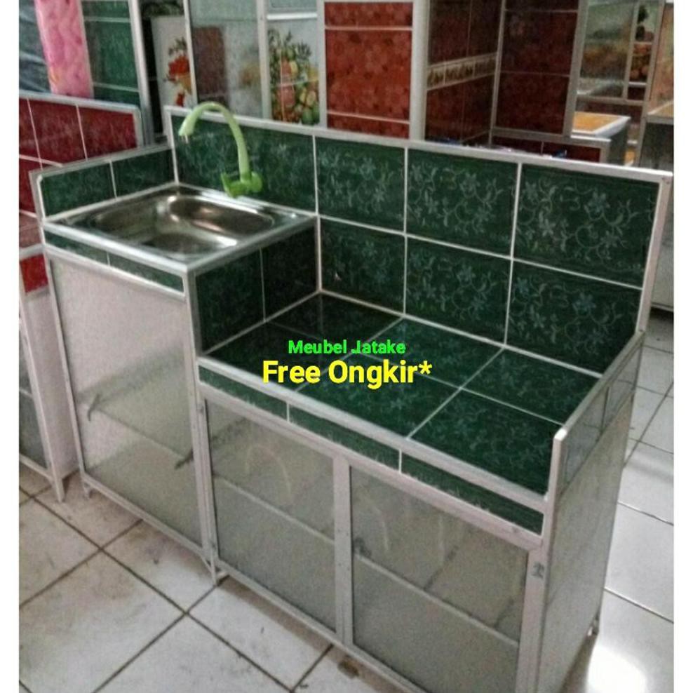 Wastafel PK Meja Kompor Keramik Kran Plastik Aluminium Rak Piring Wastafel PK Meja Kompor Keramik Kran Plastik Aluminium Rak Piring