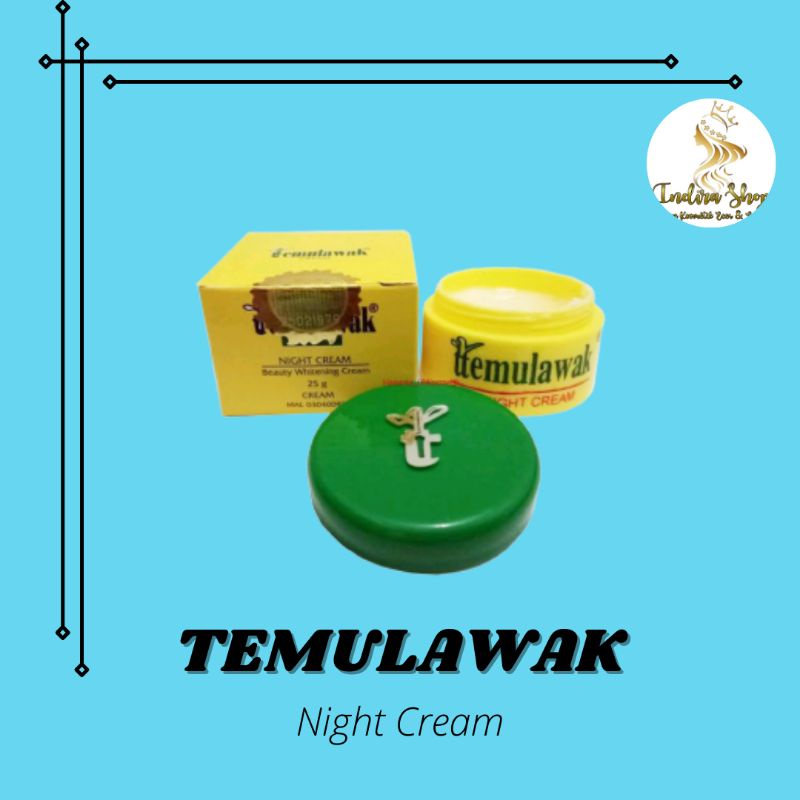 CREAM KHUSUS MALAM TEMULAWAK/TEMULAWAK CREAM