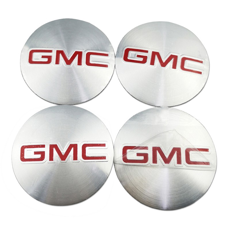 4pcs Stiker Emblem Badge Logo Night Knight Saab Gmc Chery 56mm Untuk Velg Hub Mobil