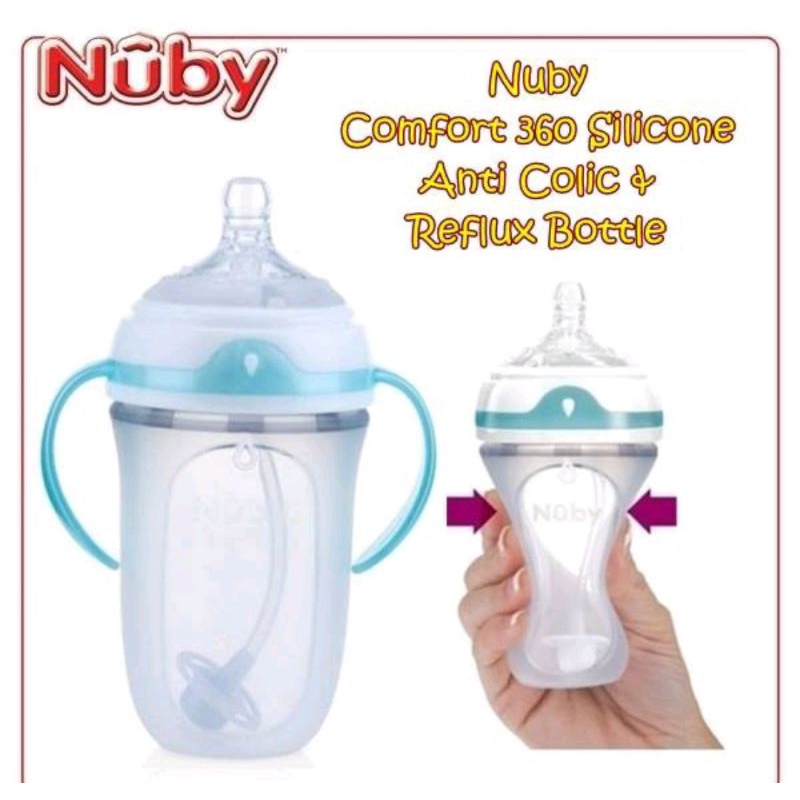 Nuby Comfort Silicone Trainer Bottle