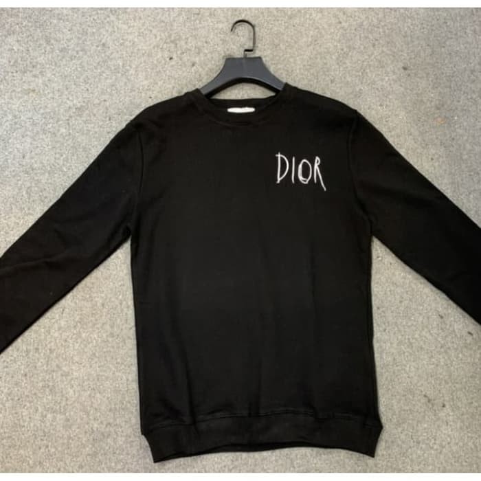 JAKET sweater DIOR TULISAN KECIL LOGO KECIL NON KUPLUK KATUN FLEECE HS-172