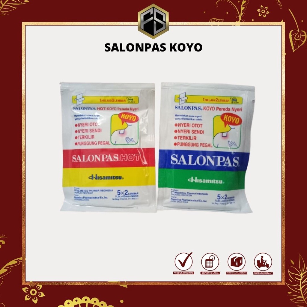 Koyo Salonpas Original dan HOT isi 10 Lembar