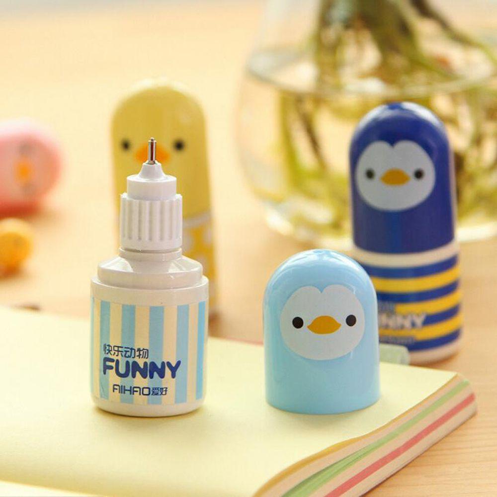 REBUY Rebuy Correction Fluid Portable Kawaii Alat Koreksi Pasokan Kantor Novelty Chick White Corrector Korektor Tulisan