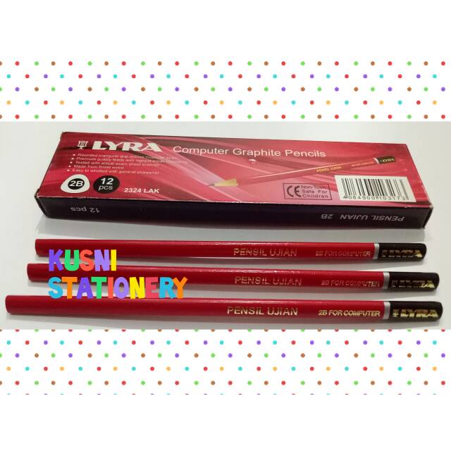 

Pensil Lyra 2B Pensil Ujian Lyra Merah 2B