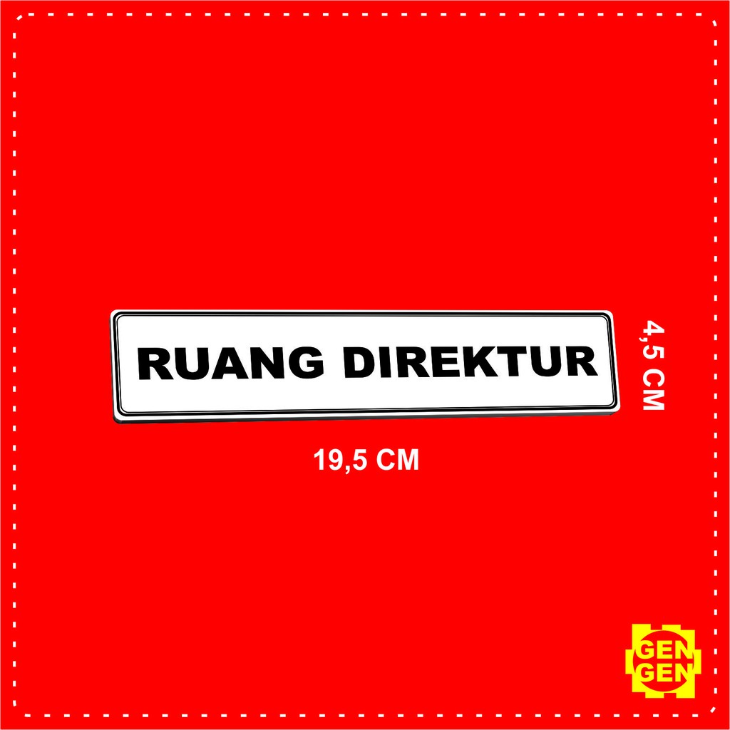 

RUANG DIREKTUR - KARET 2MM