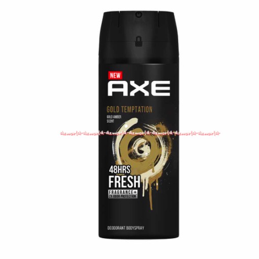 Axe Spray Gold Black Dark Temptation Deodorant 135ml Bodyspray Pria Axe Kuning Hitam Darks Axe Gold Axegold Body Spray Deodorant Cowok