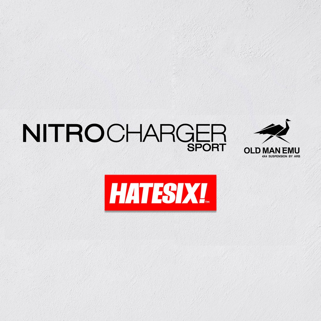 Sticker Nitro Charger Nitrocharger Emu Suspension Hatesix