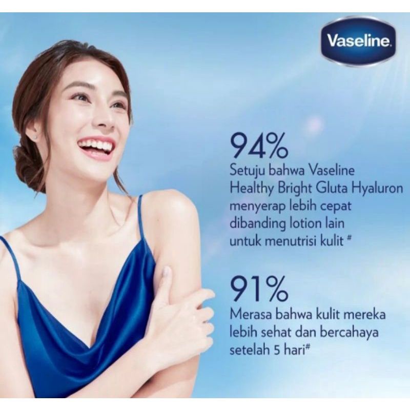 Vaseline Healthy Bright? Gluta-Hyaluron  Serum UV Lotion - Flawless Bright