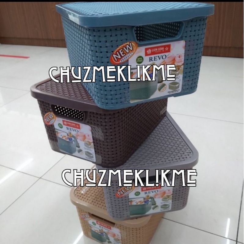 Storage box lion star Revo 10 L/Kotak lion star (ada tutup) 10 L/kotak qkeranjang CA-13