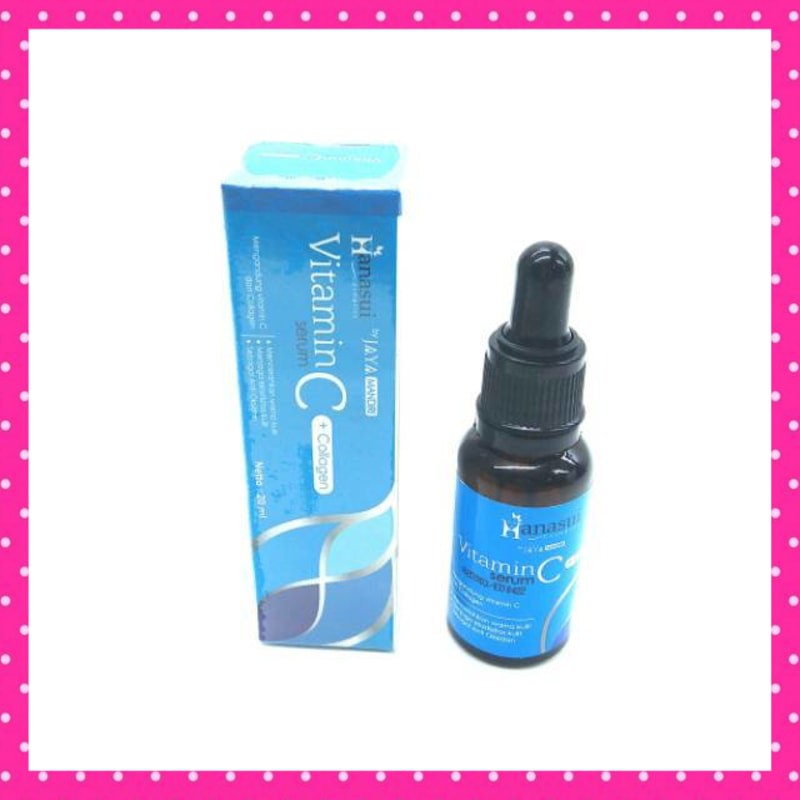 SERUM GLOWING WAJAH PENGHILANG JERAWAT PENGHILANG FLEK HITAM HANASUI COLLAGEN BIRU JAYA MANDIRI