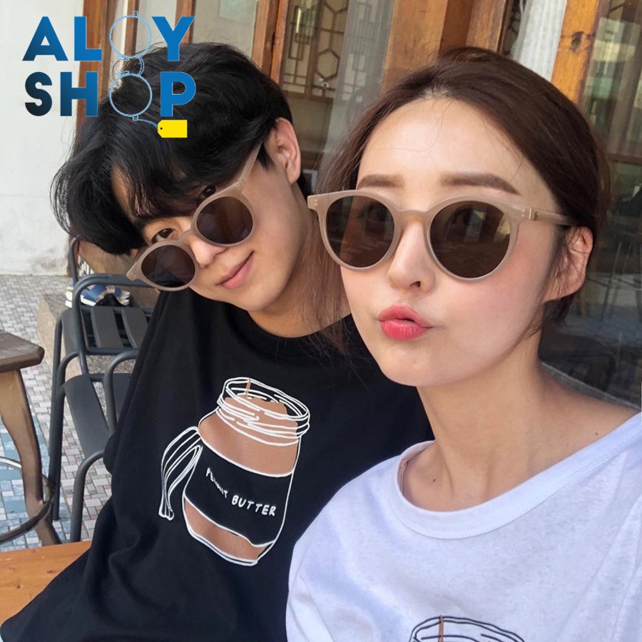 PL-H007 &quot;PROMO&quot; Korean INS Hot Fashion Bulat Mata Kucing Kacamata Hitam Wanita/Pria Sunglasses MK01