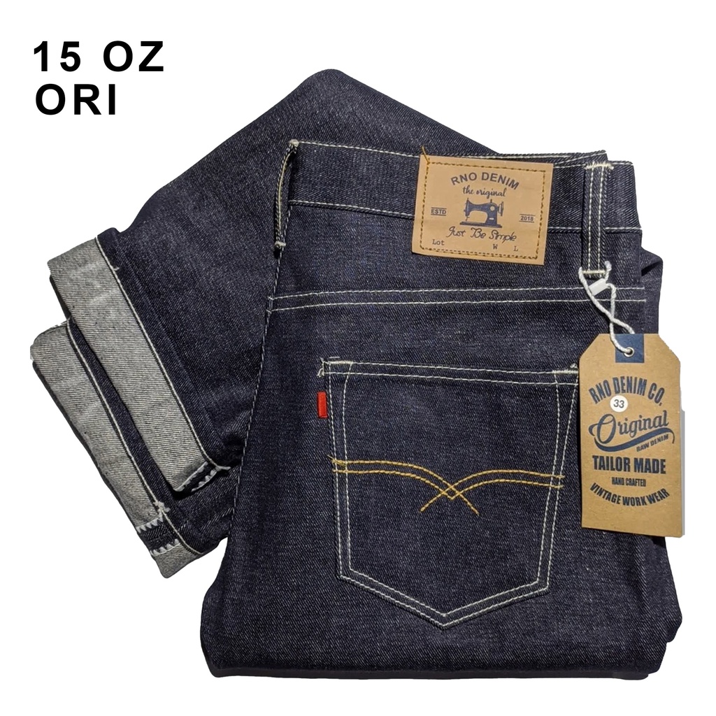BEST SELLER ✅ RAW DENIM 15 OZ ORGINAL JACK LABEL DENIM SELVEDGE PREMIUM HIGHT QUALITY