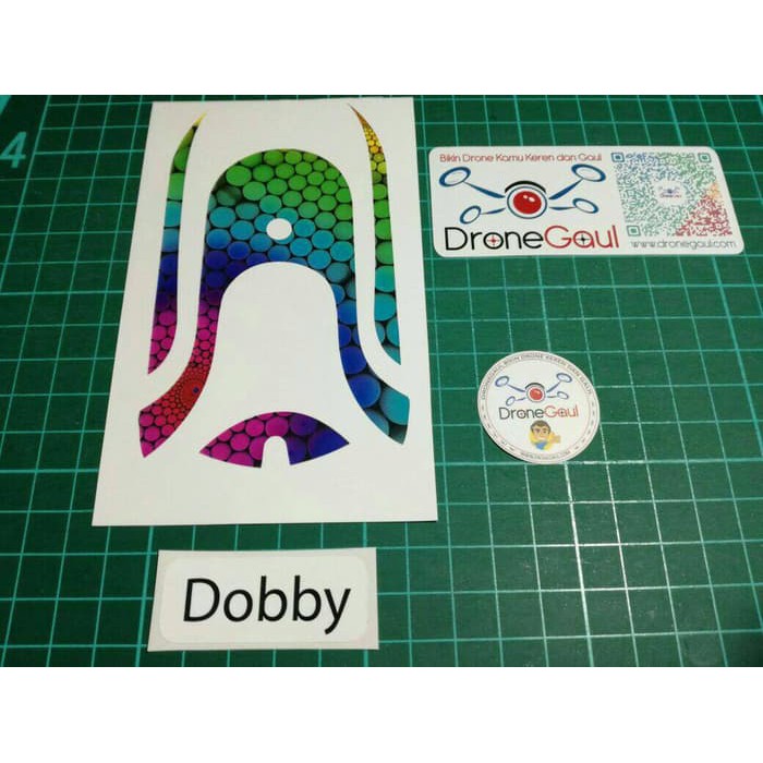 Sticker drone Dobby Abstrak 3