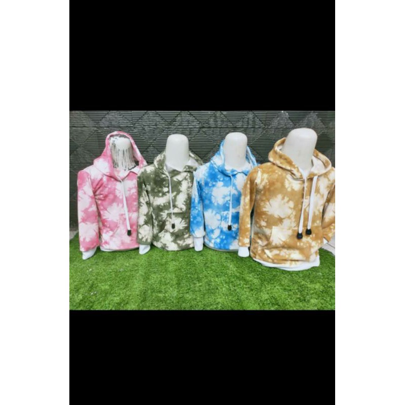 JAKET/SWEATER/HOODIE  KAOS MOTIF TIE DYE MODEL HOODIE 0-5 THN