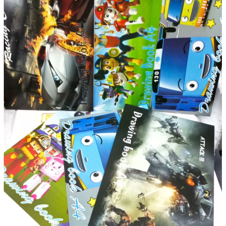 Buku Gambar Ukuran A4 Isi (1Pack Isi 10Pcs)