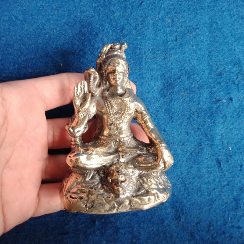 Patung Dewa Siwa Kuningan Antik