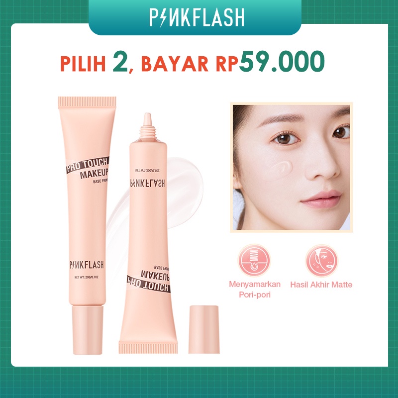 PINKFLASH Waterfroof Pore Minimizer Primer Matte Poreless Smooth Fine Line Soft-focus Blurring Mattifying