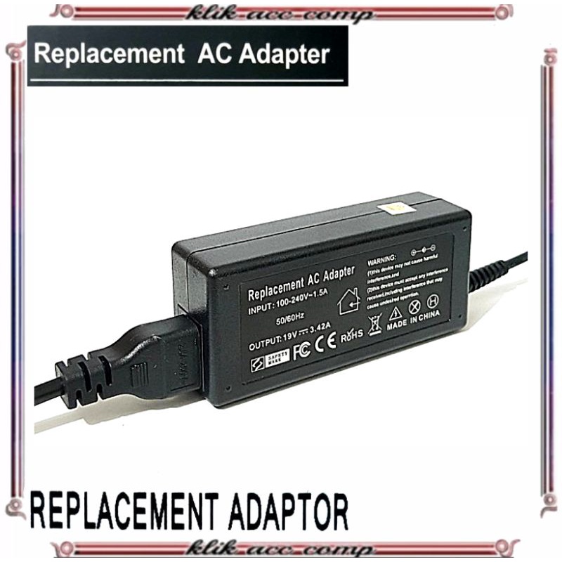 Adaptor Untuk Laptop Acer 19 volt 3.42A /charger Untuk laptop (1148)