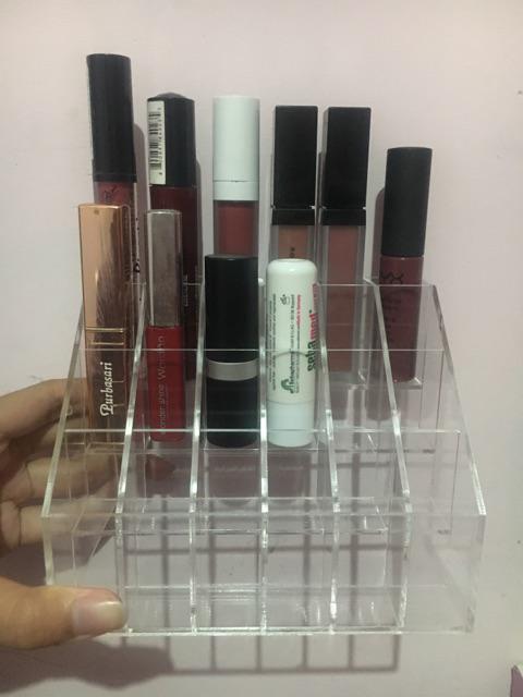 Acrylic Tempat Lipstik Ukuran Kotak 2cm, T24