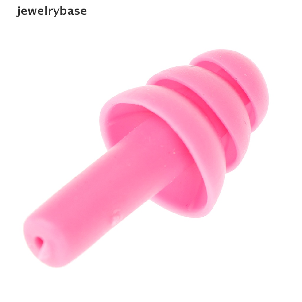 (jewelrybase) 12pcs Earplug Bahan Silikon Anti Bising Untuk Belajar Tidur