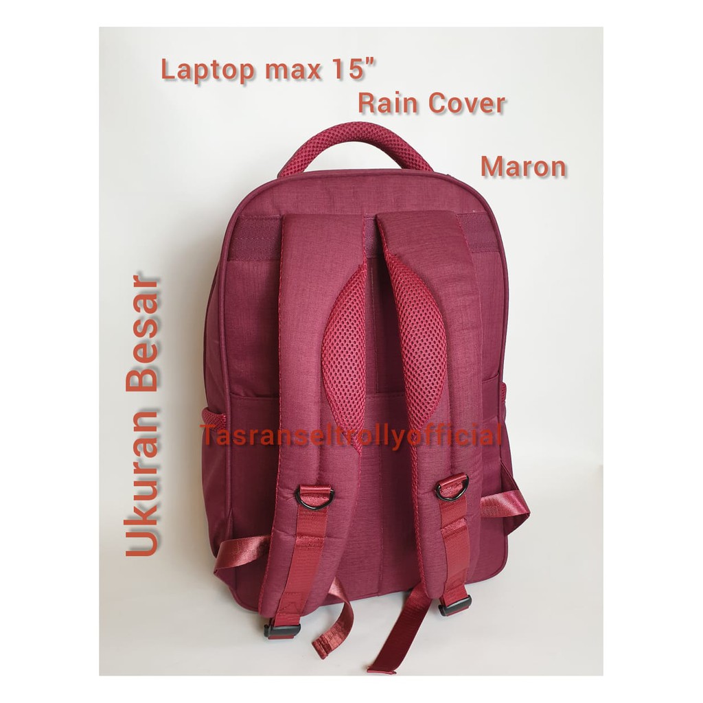 Tas Ransel Laptop Polo Interclub size Besar 19inch 100%original.