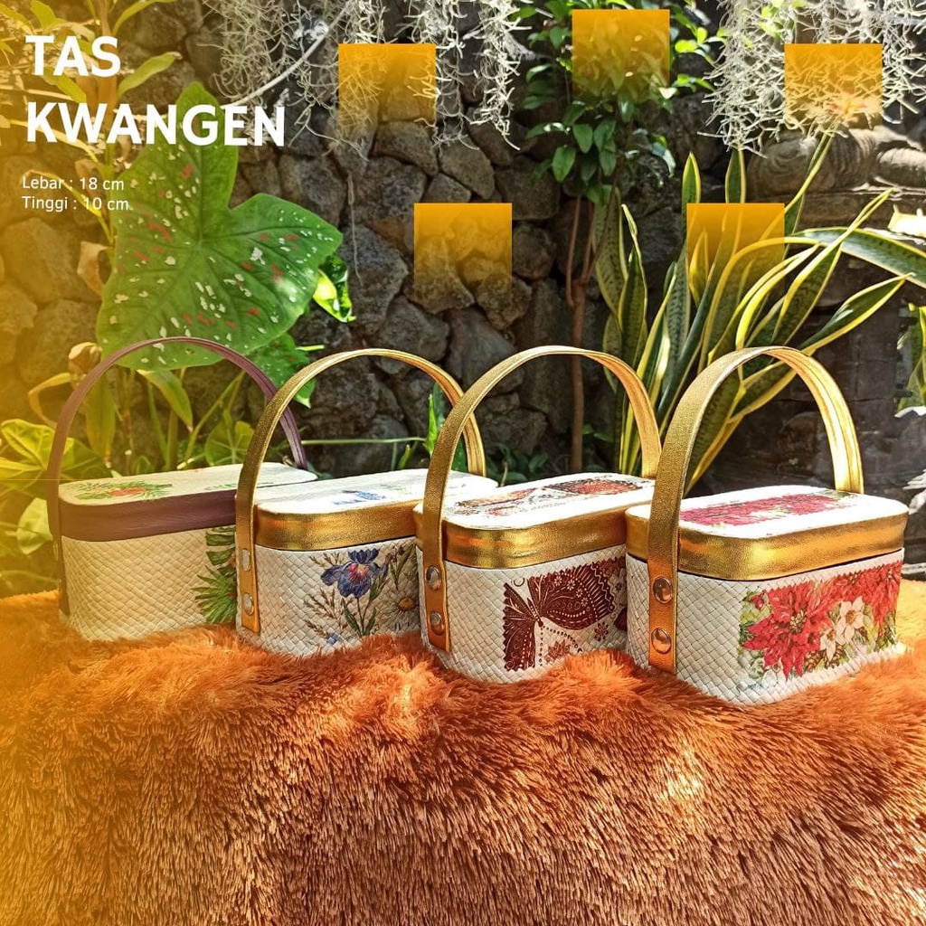 Tas Kwangen Kotak Tempat Sarana Banten Khas Bali Murah