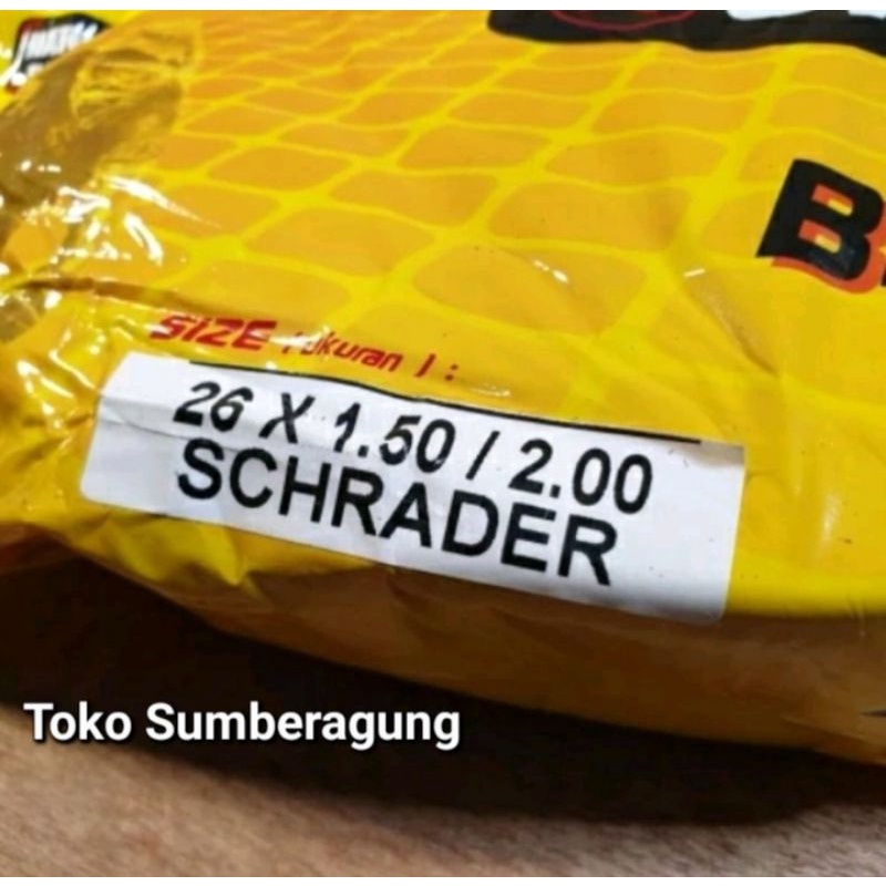 Ban dalam 26x1.50 Swallow Ban dalam sepeda MTB Federal Mini ukuran 26 Ban dalam Swallow Ukuran 26 x 