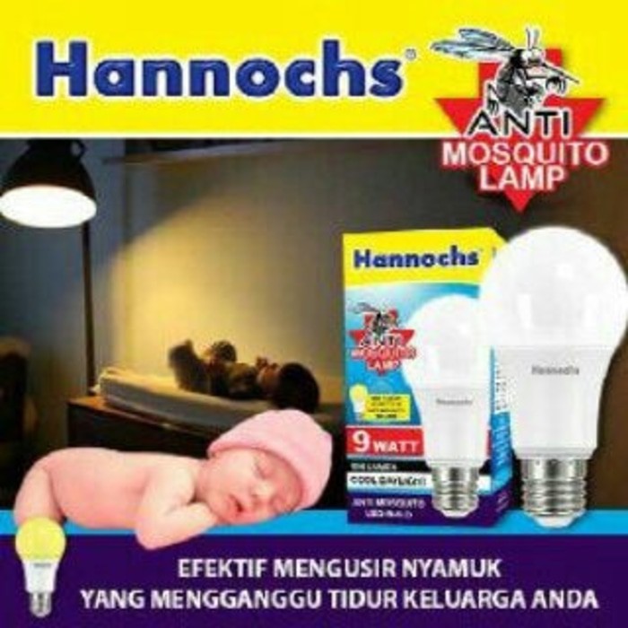 Lampu LED Bulb (Bohlam LED) Hannochs Anti Nyamuk/Mosquito