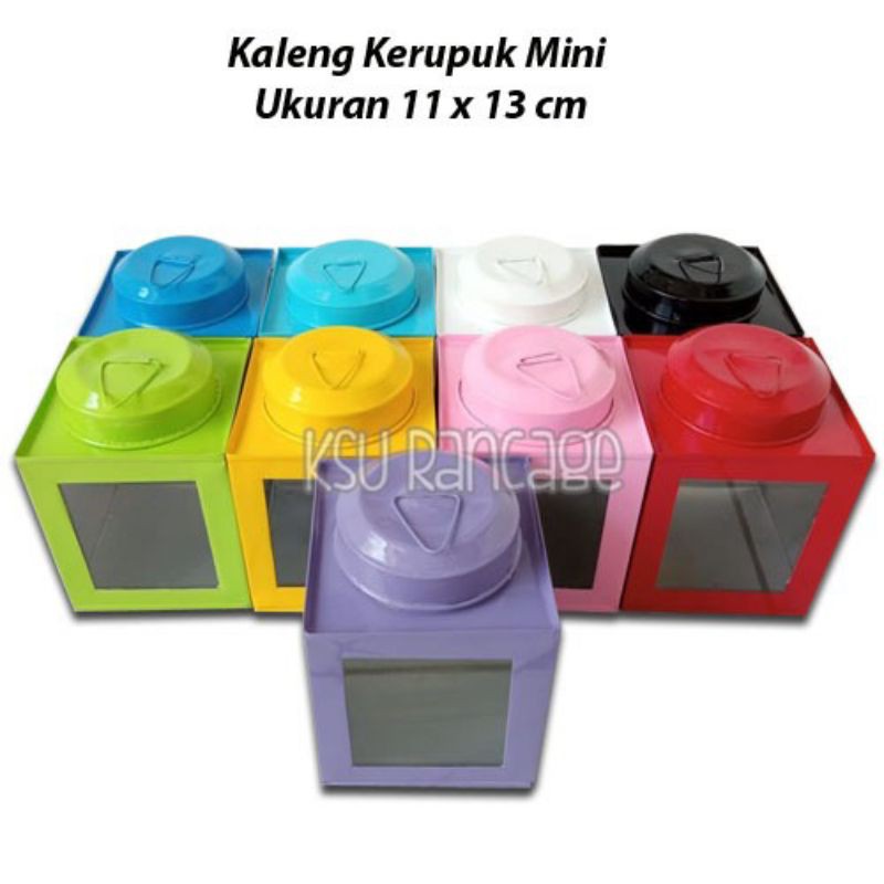 

Kaleng Kerupuk Ukuran 11 x 13 cm