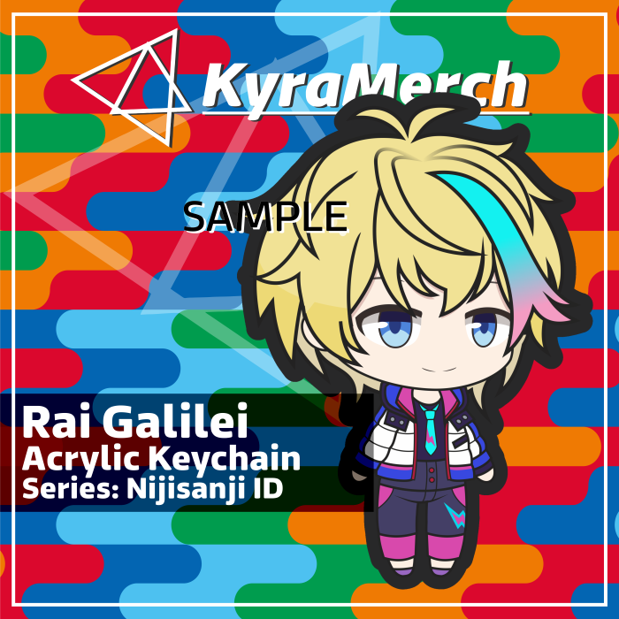 Keychain Nijisanji Indonesia Rai Galilei
 | KyraMerch Anime Fanmerch Dealer