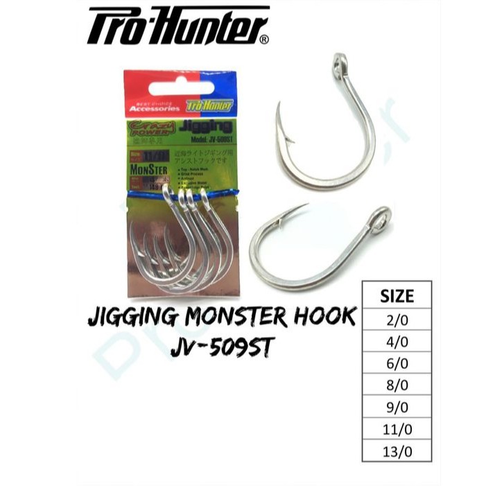 MATA KAIL PRO HUNTER JIGGING MONSTER HOOK JV-509ST