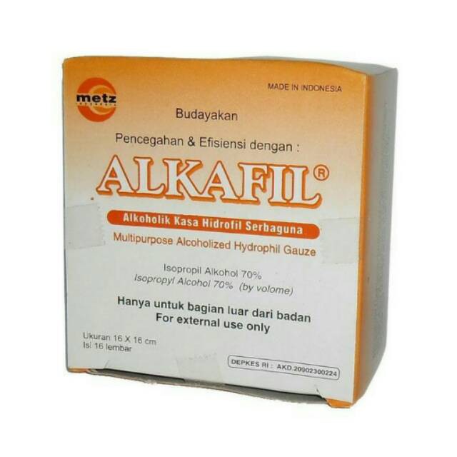 Alkafil Kasa Hidrofil 16 Lembar (16x16cm)