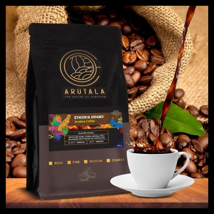 

DISKON TERBATAS !!! ARUTALA KOPI ETHIOPIA SIDAMO ARABICA 500 GRAM TERLARIS