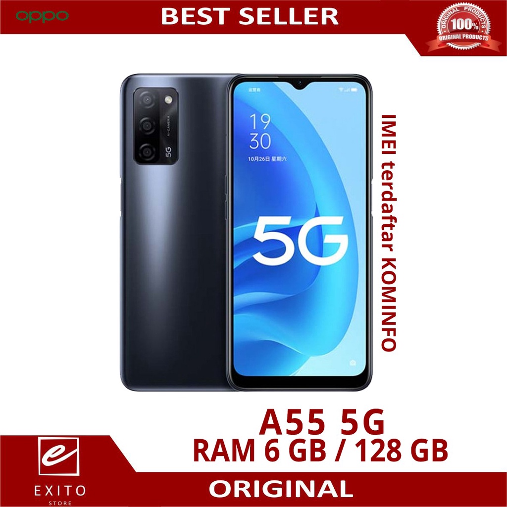 OPPO A55 5G 6/128GB GARANSI RESMI