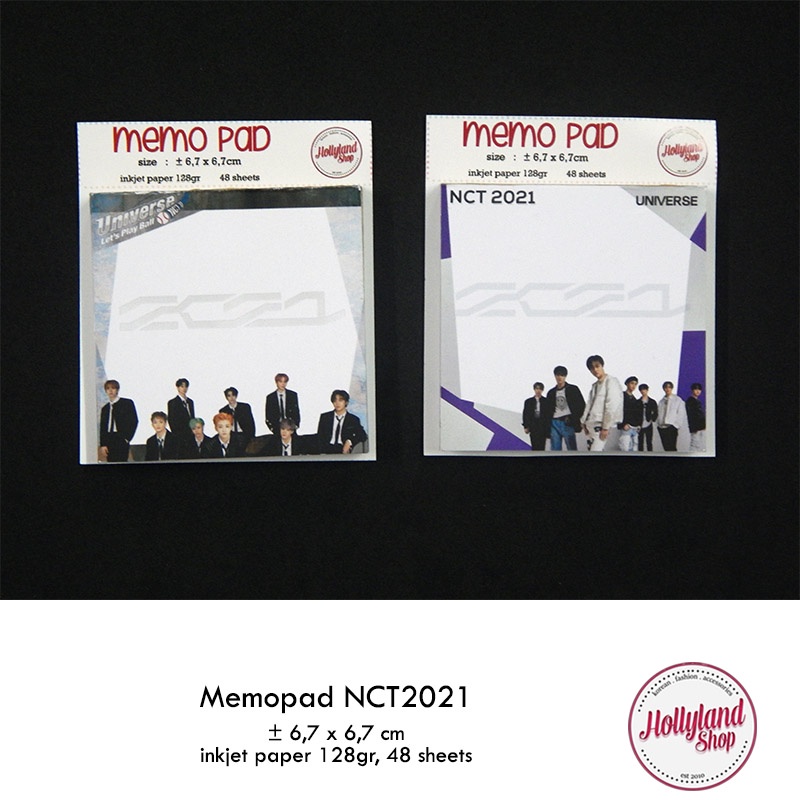 

Memopad / Notepad KPOP nct2021 NCT U