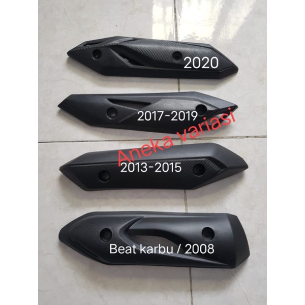 Tutup knalpot cover knalpot Beat bahan plastik berkualitas