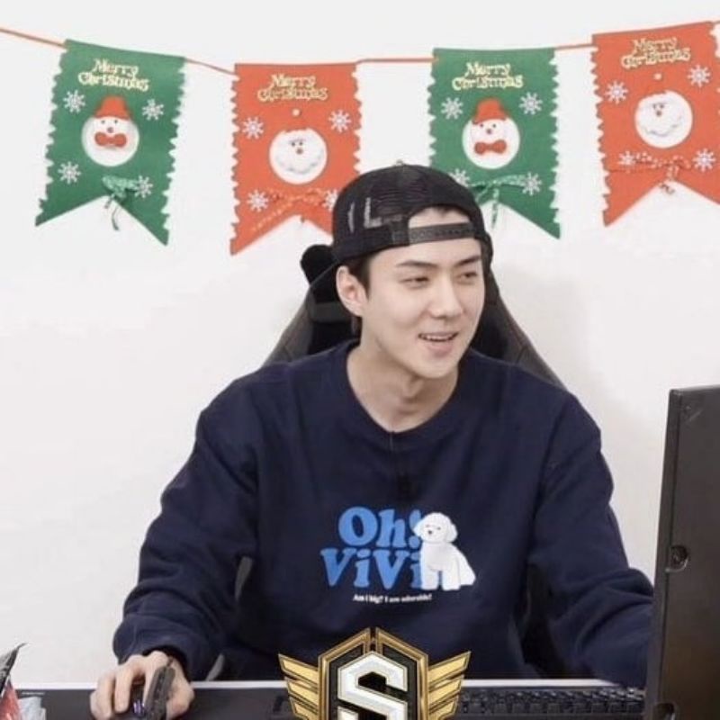 BASIC SWEATER BORDIR OH VIVI X SEHUN