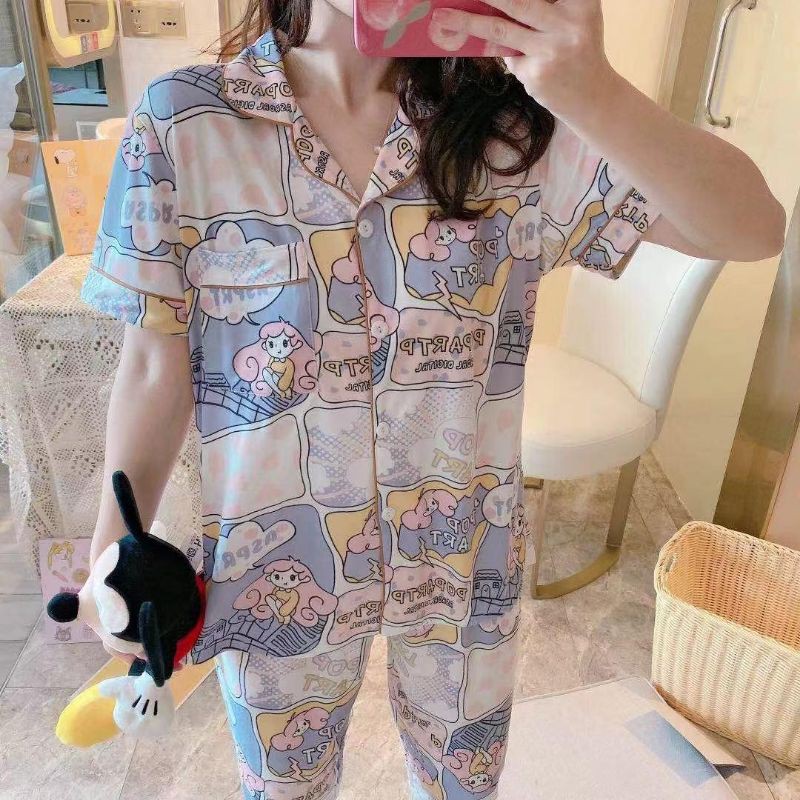 Piyama wanita import cp/fashion wanita/baju tidur murah C10-D